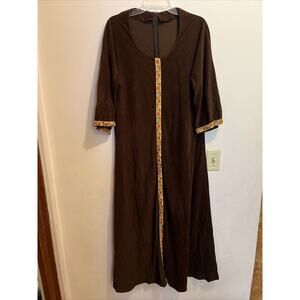 1970’s Momcore House Dress Or Casual Med